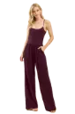 JR55560A Double Layered Pull Up Tank Jumpsuit