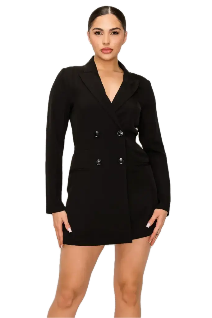 HMP40547 DOUBLE BREASTED ROMPER