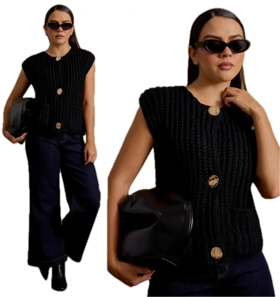 LM8007 CHALECO TEJIDO