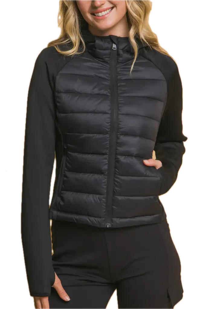 80276JH Combination Zip-Down Puffer Jacket  (S)