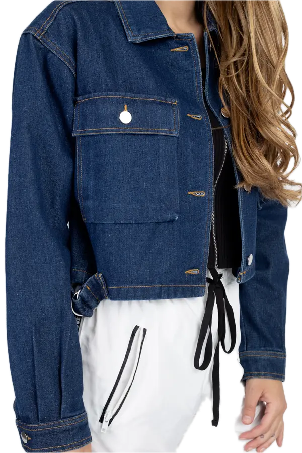 IJ99104 POCKET BUTTON DENIM JACKET