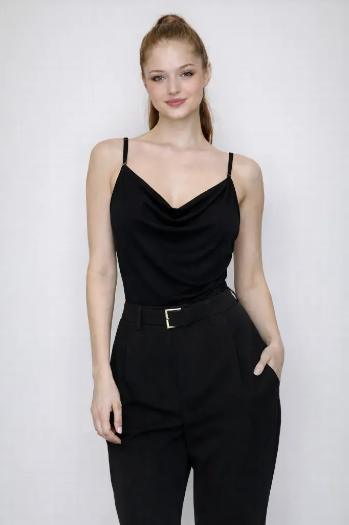 BT04011 COWL NECK BODYSUIT