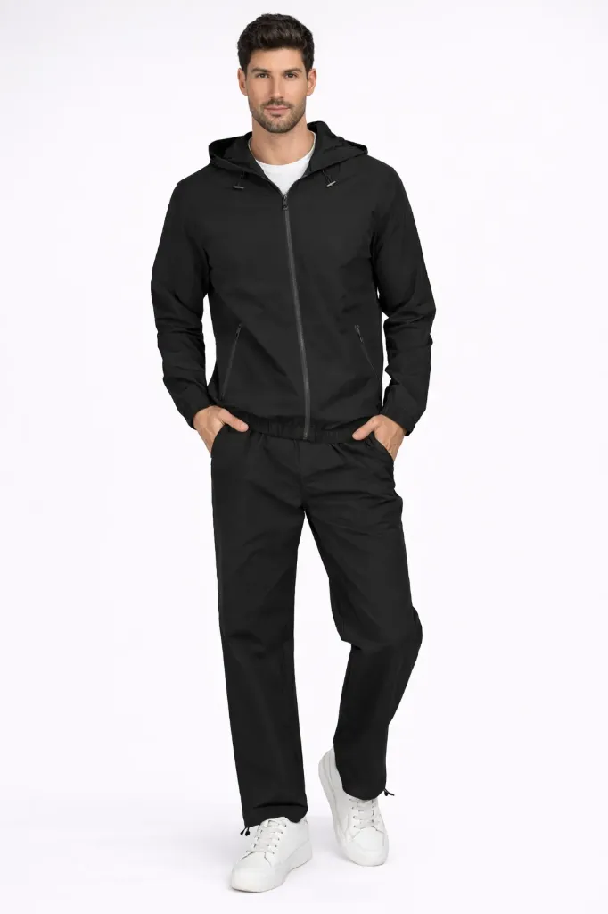 XG25106 Set Chamarra y Pantalon (Black, S)